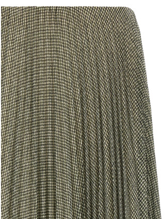 Юбка VINCE Green houndstooth pleated skirt (V219631156459BLS) #
