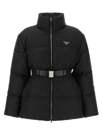Grey Re-Wool down jacket