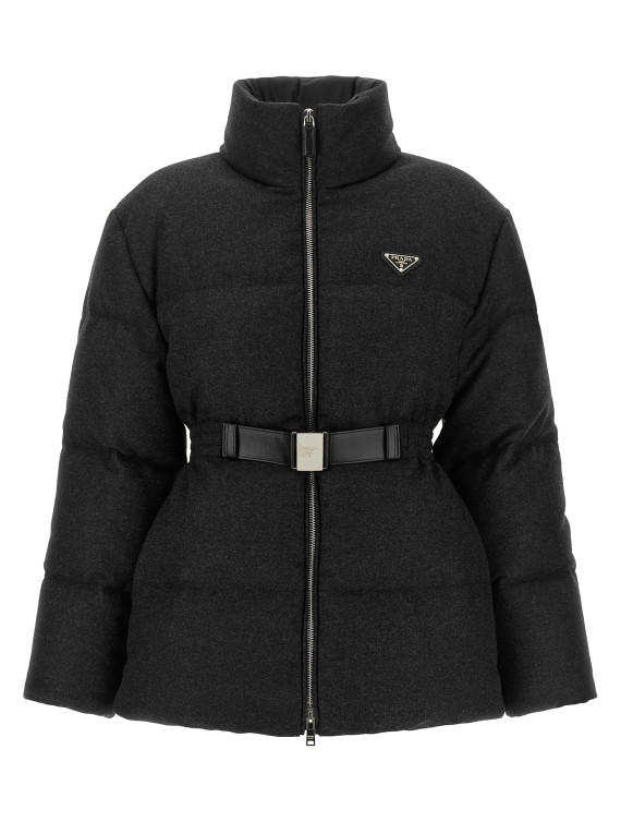 Пуховик PRADA Grey Re-Wool down jacket (29L131SAMO1ACZF0308) #1