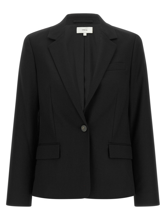 Жакет VINCE Black wool single-breasted blazer (V220891694001BLK) #1