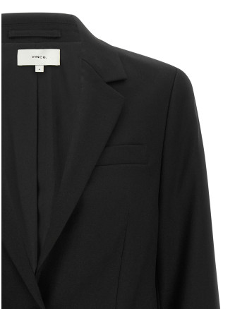 Жакет VINCE Black wool single-breasted blazer (V220891694001BLK) #