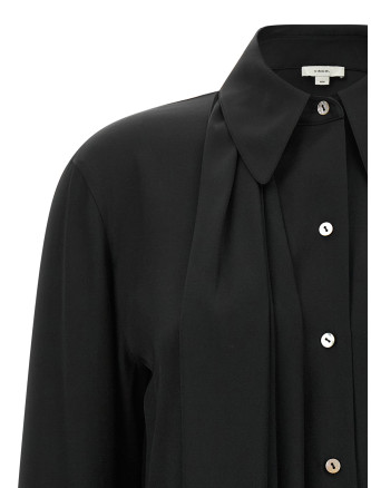 Рубашка VINCE 'Scarf-Tie' (V207013277001BLK) #