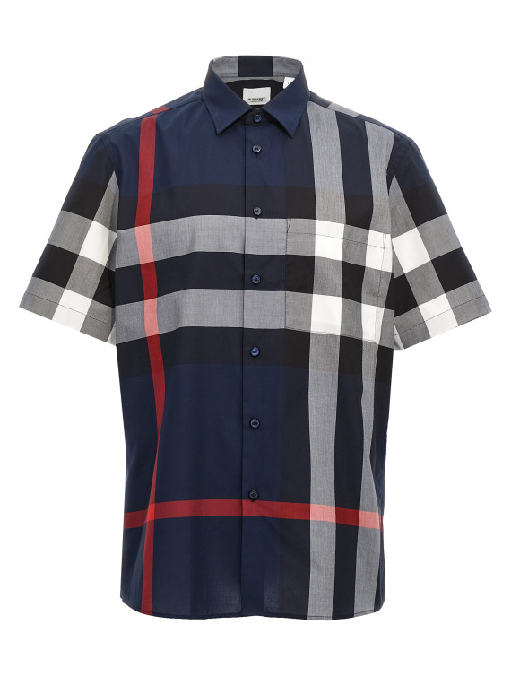 Рубашка BURBERRY 'Summerton' (8079592NAVYIPCHECK) #1