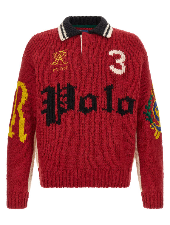 Свитер POLO RALPH LAUREN Red polo collar sweater (710B28791001) #1