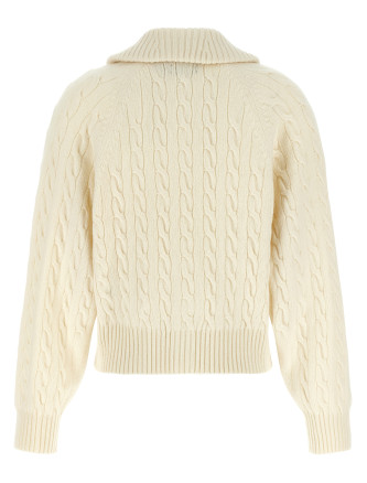 Кардиган POLO RALPH LAUREN White braid wool and cashmere cardigan (211B17757005) #