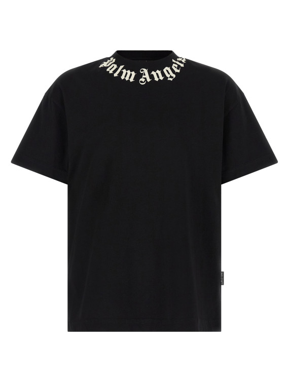 Футболка PALM ANGELS 'Neck Logo Regular' (PAMAA001JR0011003) #1