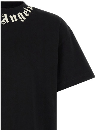Футболка PALM ANGELS 'Neck Logo Regular' (PAMAA001JR0011003) #