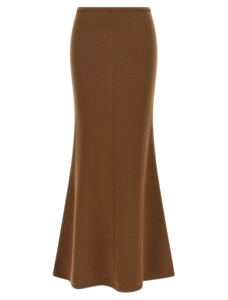 Brown 'Piuma' skirt