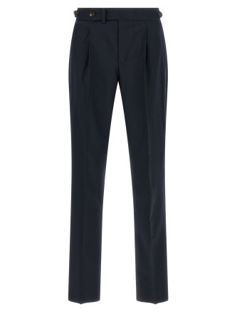 Blue tailored trousers